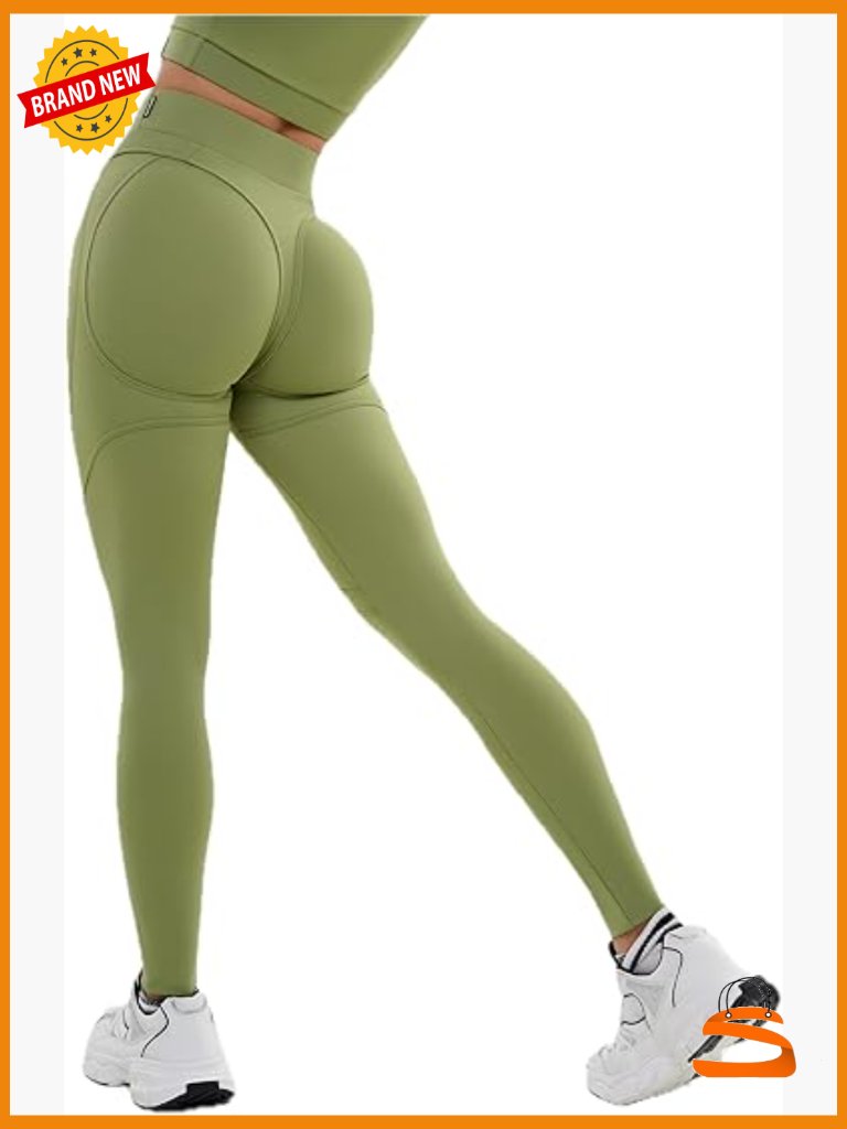 High Waisted Tummy Control Leggings, Butt Lifting, 4-Way Stretch, Workout Yoga